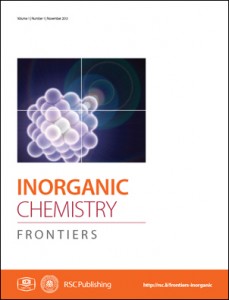 Inorganic 新利手机客户端Chemistry Frontiers Cover