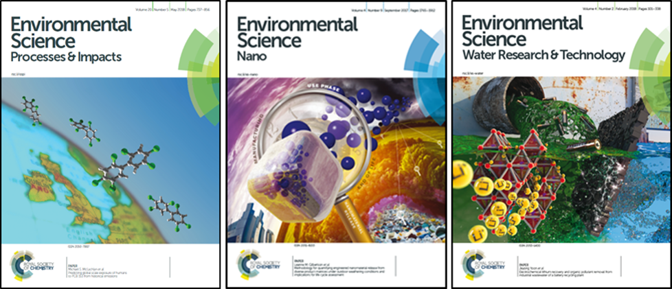 环境科学杂志，新利手机客户端ESPI公司，环境科学过程与影响，新利手机客户端ES纳米环境科学纳米，新利手机客户端ESWRT，环境科学水研究与技术新利手机客户端