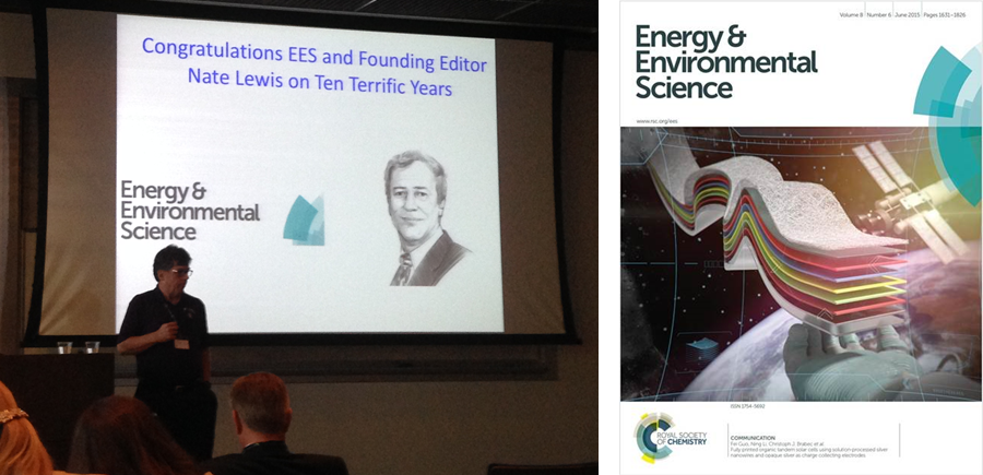 Joseph HuppEES专题讨论会，Nathan LewisEES能源研究的新方向